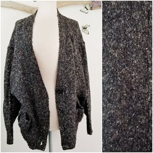 Kenzie oversized multicolored brown cardigan
